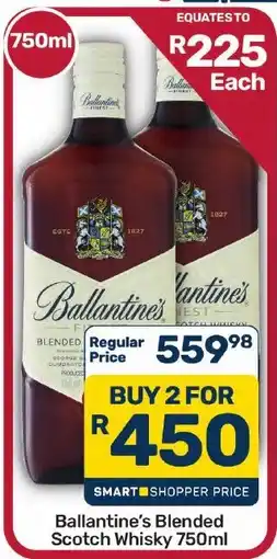 Pick n Pay Hypermarket Ballantine's Blended Scotch Whisky offer