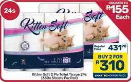 Pick n Pay Hypermarket Kitten Soft 2 Ply Toilet Tissue offer