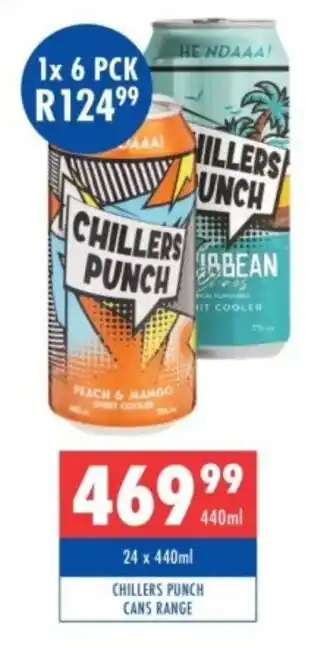 Chillers Punch Cans Range