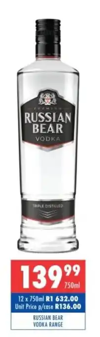 Russian Bear Vodka