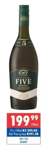 Ultra Liquors KWV 5YO Brandy offer