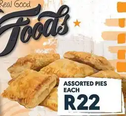 OBC Meat & Chicken Real Good Foods Assorted Pies offer