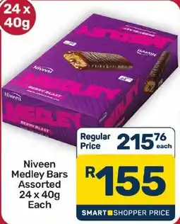 Pick n Pay Hypermarket Niveen Medley Bars Assorted offer