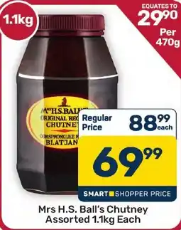 Pick n Pay Hypermarket Mrs H.S. Ball's Chutney Assorted offer
