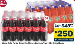 Pick n Pay Hypermarket Coca-Cola, Fanta, Sparletta, Stoney, Sprite or Twist offer