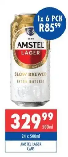 Ultra Liquors AMSTEL LAGER offer