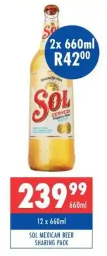 Ultra Liquors SOL MEXICAN BEER offer
