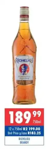 Ultra Liquors Richelieu Brandy offer
