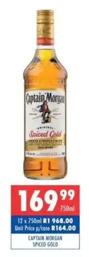 Ultra Liquors Captain Morgan Spiced Gold offer