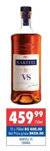 Ultra Liquors Martell VS Cognac offer