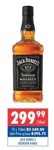 Ultra Liquors Jack Daniel's Tennessee Whiskey offer