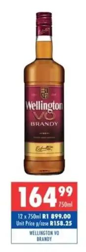 Ultra Liquors Wellington VO Brandy offer