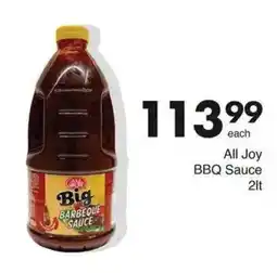 Save Hyper All Joy BBQ Sauce offer