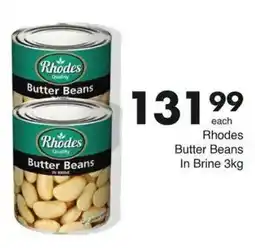 Save Hyper Rhodes Butter Beans offer