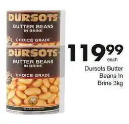 Save Hyper Dürsots Butter Beans In Brine offer