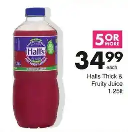 Save Hyper Halls Thick & Fruity Juice offer