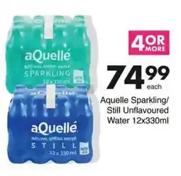 Save Hyper aQuellé Sparkling/Still Unflavoured Water offer