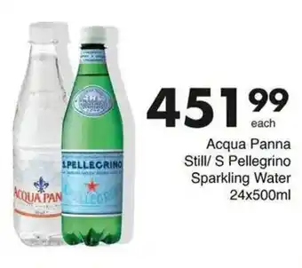 Save Hyper Acqua Panna Still/ S Pellegrino Sparkling Water offer