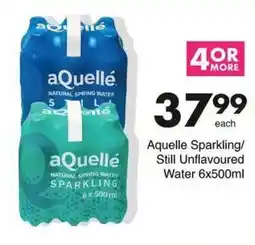 Save Hyper aQuellé Sparkling/Still Unflavoured Water offer