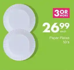 Save Hyper Paper Plates 50's offer