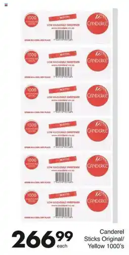 Save Hyper Canderel Sticks Original/ Yellow 1000's offer