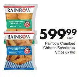 Save Hyper Rainbow Crumbed Chicken Schnitzels/Strips offer