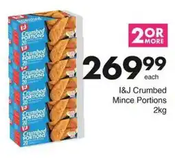 Save Hyper I&J Crumbed Mince Portions offer