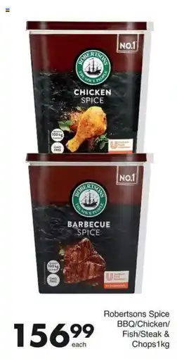 Save Hyper Robertsons Spice BBQ/Chicken/Fish/Steak & Chops offer