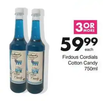 Save Hyper Firdous Cordials Cotton Candy offer