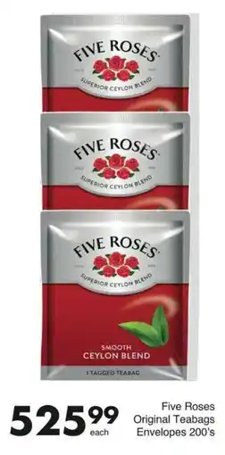 Save Hyper Five Roses Original Teabags offer