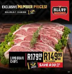 Bluff Meat Supply Lamb Braai Chops offer