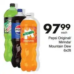 Save Hyper Pepsi Original/Mirinda/Mountain Dew offer