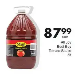 Save Hyper All Joy Best Buy Tomato Sauce offer