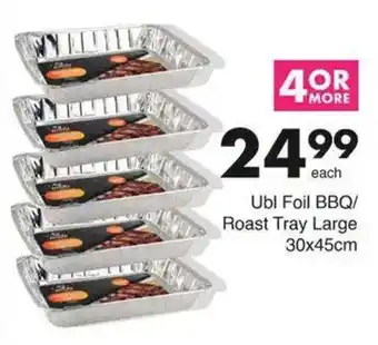 Save Hyper Ubl Foil BBQ/ Roast Tray Large offer