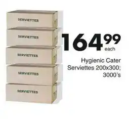 Save Hyper Hygienic Cater Serviettes offer