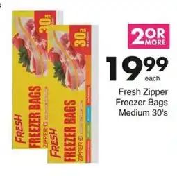 Save Hyper Fresh Zipper Freezer Bags offer