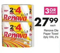 Save Hyper Renova Ole Paper Towel offer