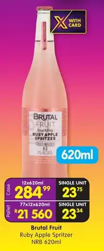 Shoprite Liquor Brutal Fruit Ruby Apple Spritzer offer