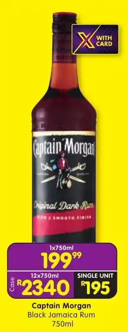 Captain Morgan Black Jamaica Rum