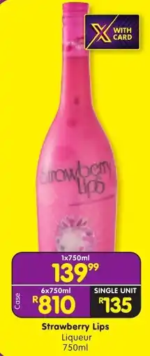 Shoprite Liquor Strawberry Lips Liqueur offer