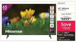 Bradlows 65" (165cm) UHD 4K TV offer