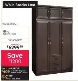 Bradlows Gina 120cm Robe offer