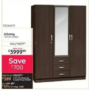 Albany 135cm Robe