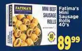 Fatima's Mini Beef Sausage Rolls