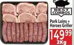 Supa Store Best Combos Pork Loins + Heroes Griller offer