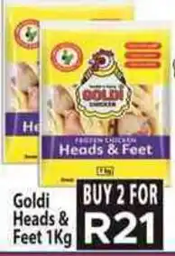 Supa Store Goldi Frozen Chicken Heads & Feet offer