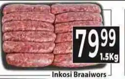 Supa Store Inkosi Braaiwors offer
