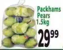Supa Store Packhams Pears offer