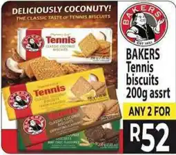 Supa Store Bakers Tennis biscuits Assorted offer