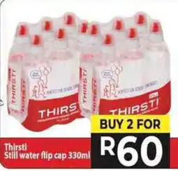 Supa Store Thirsti Still water flip cap offer